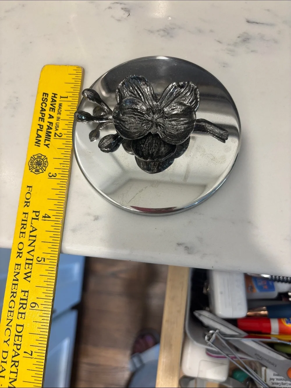 Michael Aram Floral Metal Accent Lid in Shiny silver - Picture 6 of 7